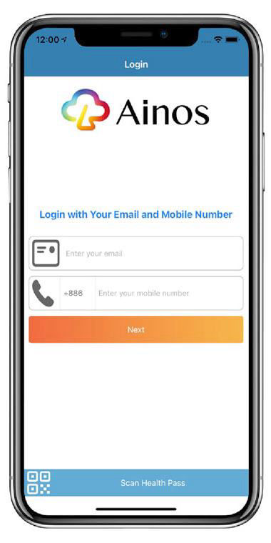 Securely login and connect the test with your ID